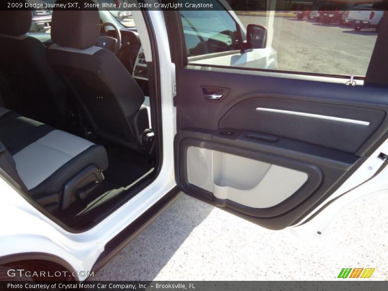 Stone White / Dark Slate Gray/Light Graystone 2009 Dodge Journey SXT