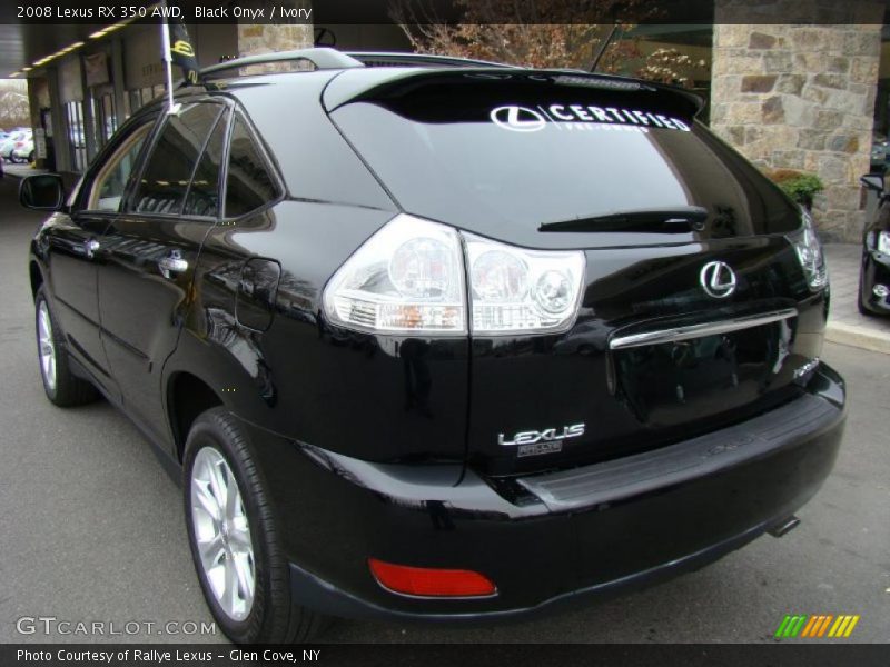 Black Onyx / Ivory 2008 Lexus RX 350 AWD