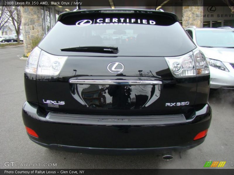 Black Onyx / Ivory 2008 Lexus RX 350 AWD