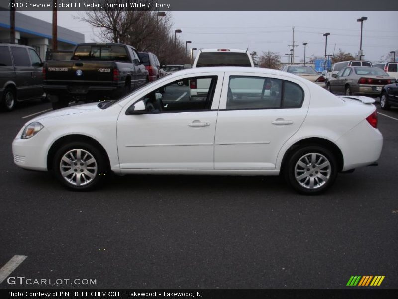 Summit White / Ebony 2010 Chevrolet Cobalt LT Sedan