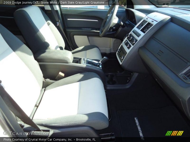 Stone White / Dark Slate Gray/Light Graystone 2009 Dodge Journey SXT