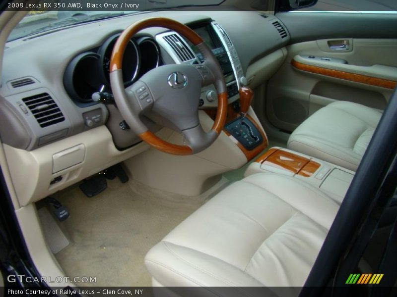 Black Onyx / Ivory 2008 Lexus RX 350 AWD