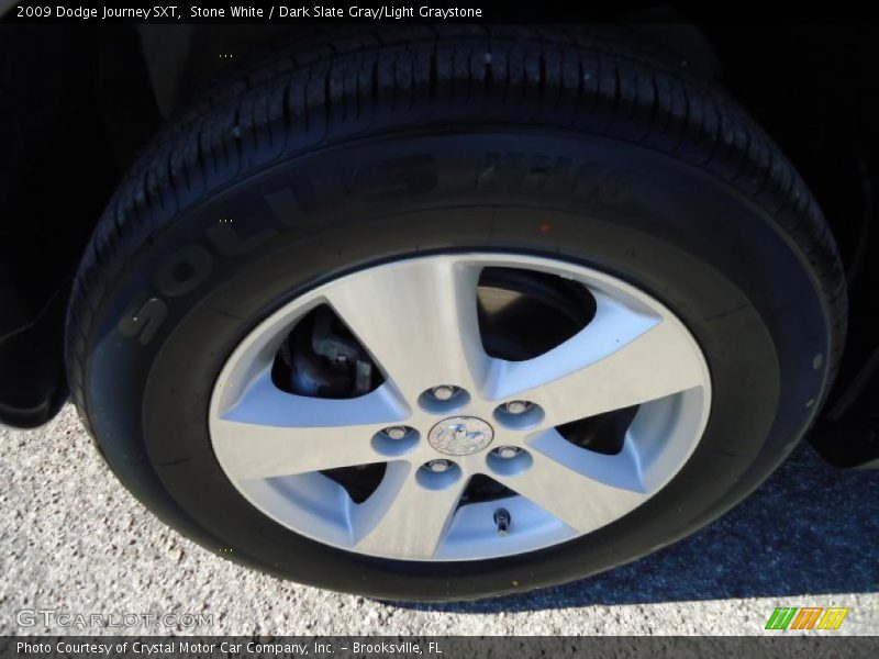 Stone White / Dark Slate Gray/Light Graystone 2009 Dodge Journey SXT