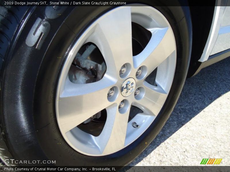 Stone White / Dark Slate Gray/Light Graystone 2009 Dodge Journey SXT
