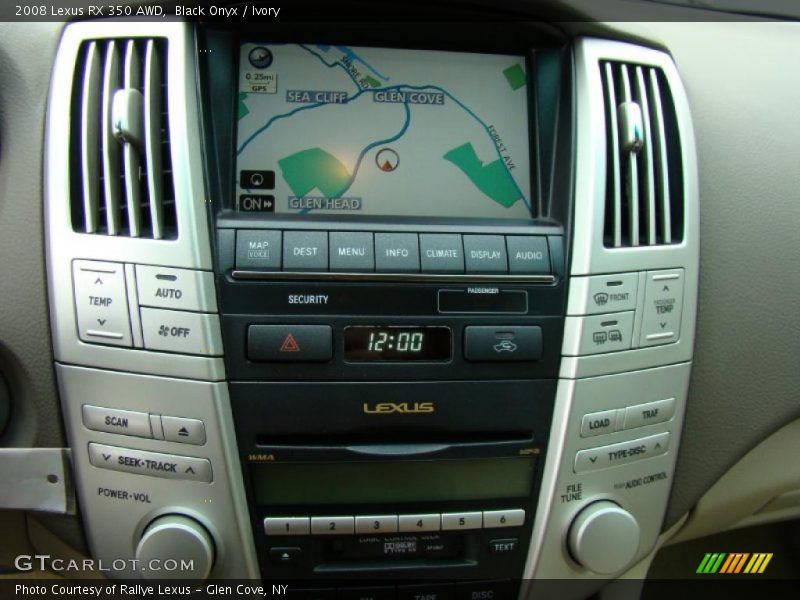 Black Onyx / Ivory 2008 Lexus RX 350 AWD