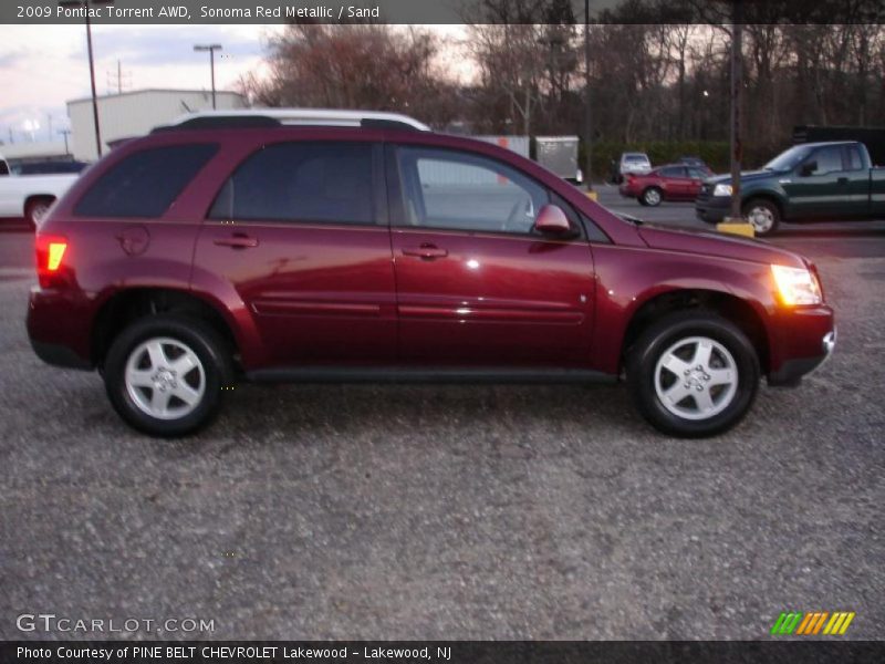 Sonoma Red Metallic / Sand 2009 Pontiac Torrent AWD