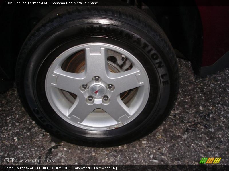 Sonoma Red Metallic / Sand 2009 Pontiac Torrent AWD