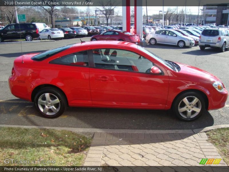 Victory Red / Gray 2010 Chevrolet Cobalt LT Coupe