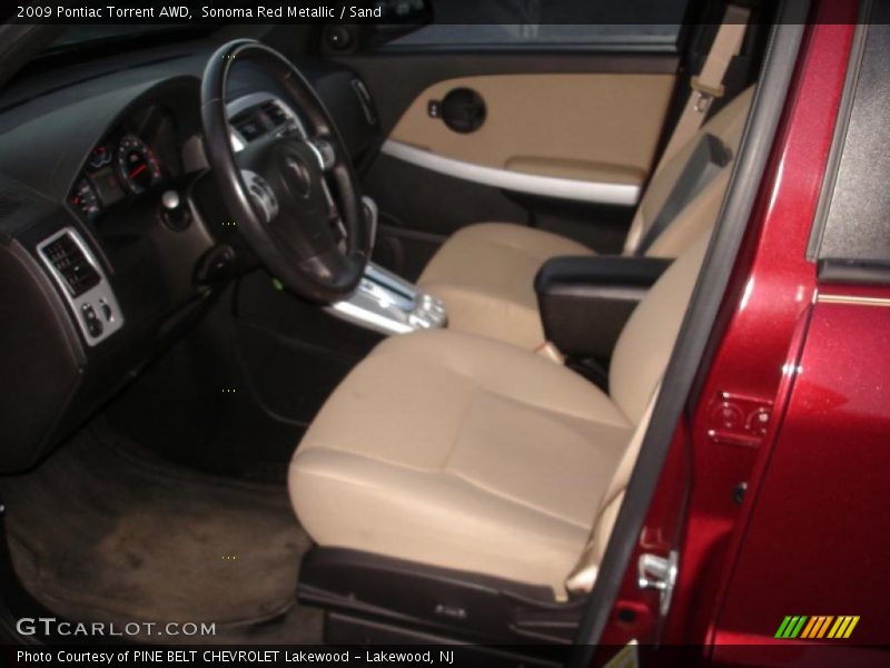 Sonoma Red Metallic / Sand 2009 Pontiac Torrent AWD