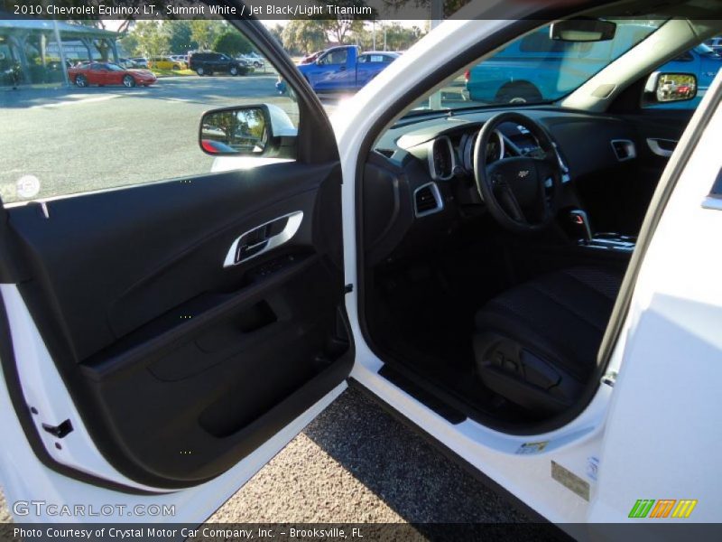Summit White / Jet Black/Light Titanium 2010 Chevrolet Equinox LT