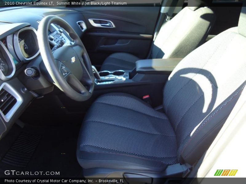 Summit White / Jet Black/Light Titanium 2010 Chevrolet Equinox LT