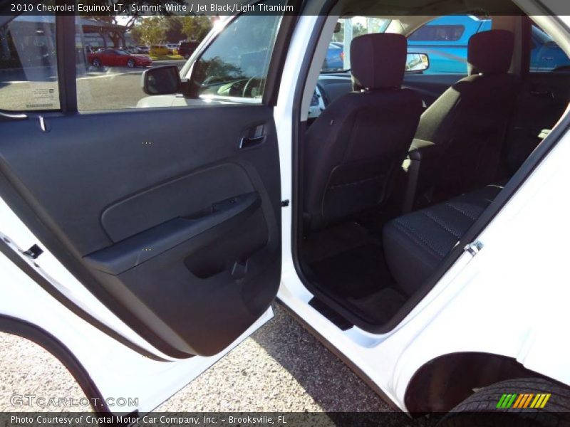 Summit White / Jet Black/Light Titanium 2010 Chevrolet Equinox LT