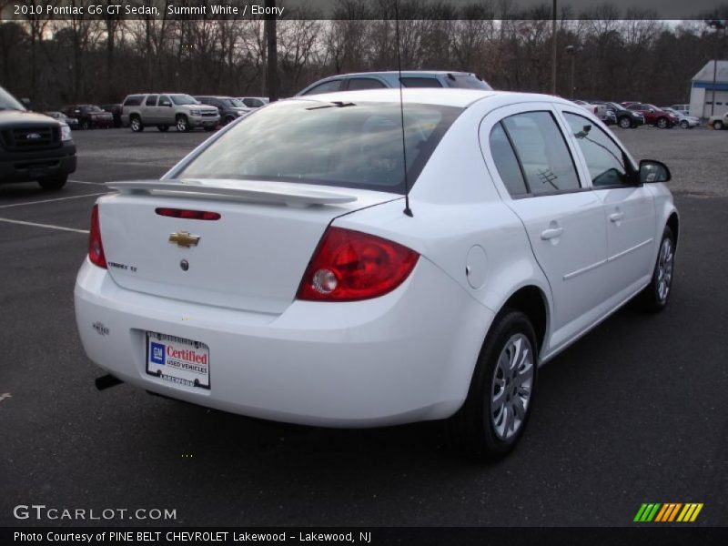 Summit White / Ebony 2010 Pontiac G6 GT Sedan