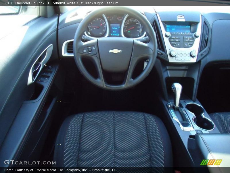 Summit White / Jet Black/Light Titanium 2010 Chevrolet Equinox LT