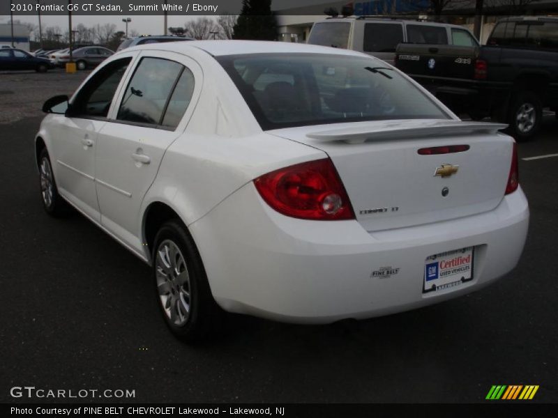 Summit White / Ebony 2010 Pontiac G6 GT Sedan