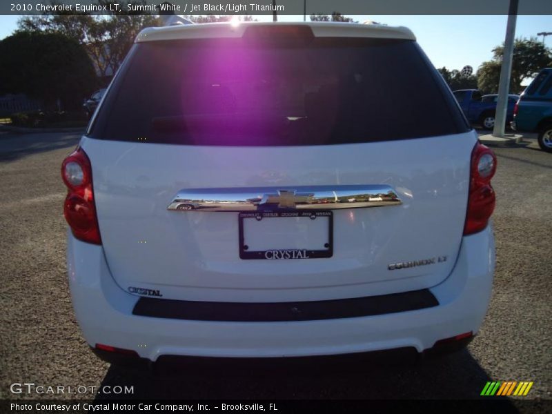 Summit White / Jet Black/Light Titanium 2010 Chevrolet Equinox LT