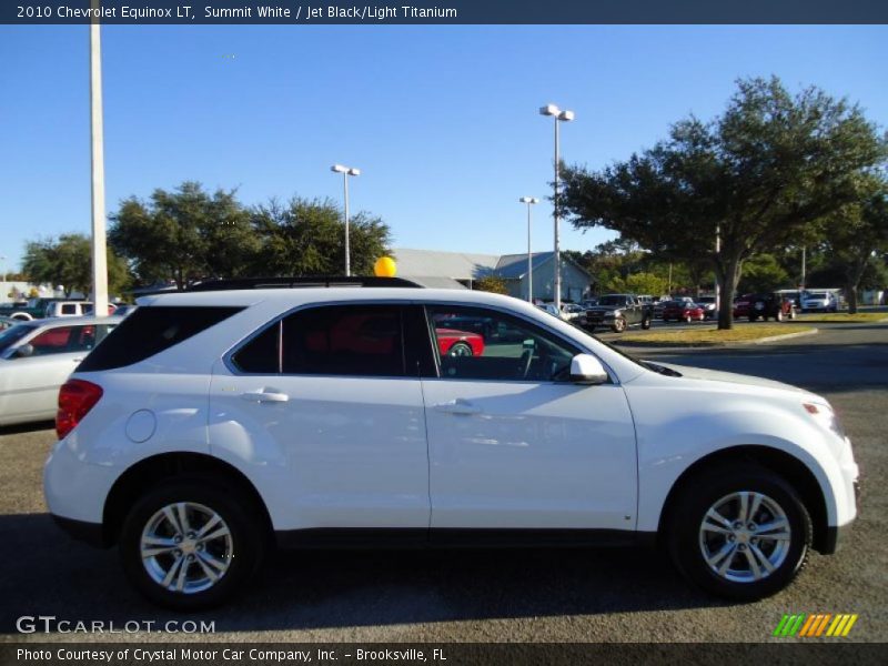 Summit White / Jet Black/Light Titanium 2010 Chevrolet Equinox LT