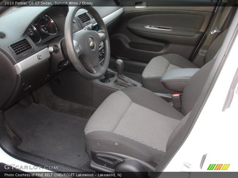Summit White / Ebony 2010 Pontiac G6 GT Sedan