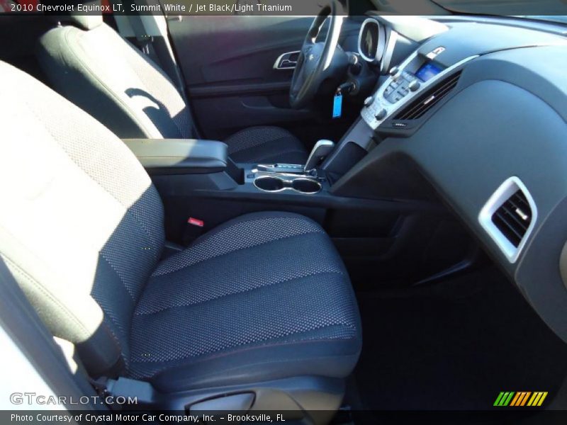 Summit White / Jet Black/Light Titanium 2010 Chevrolet Equinox LT