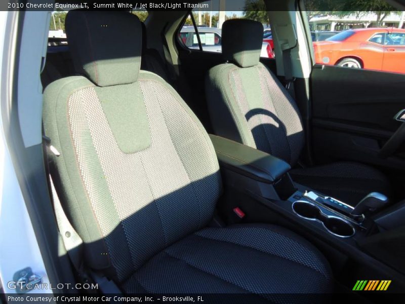 Summit White / Jet Black/Light Titanium 2010 Chevrolet Equinox LT