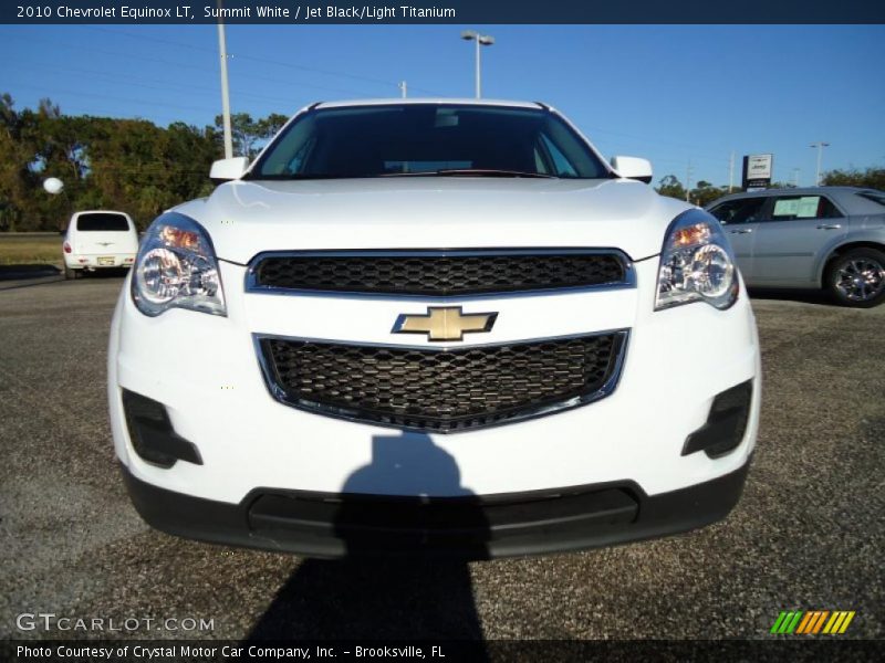Summit White / Jet Black/Light Titanium 2010 Chevrolet Equinox LT
