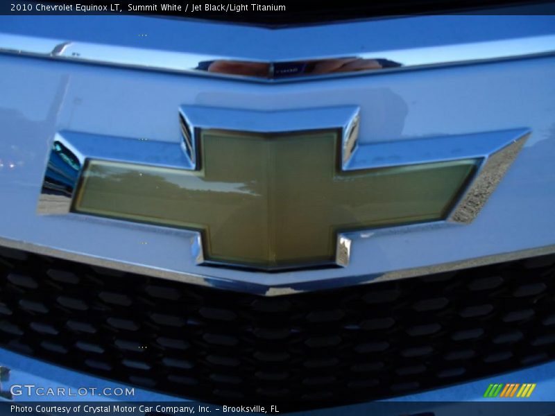 Summit White / Jet Black/Light Titanium 2010 Chevrolet Equinox LT