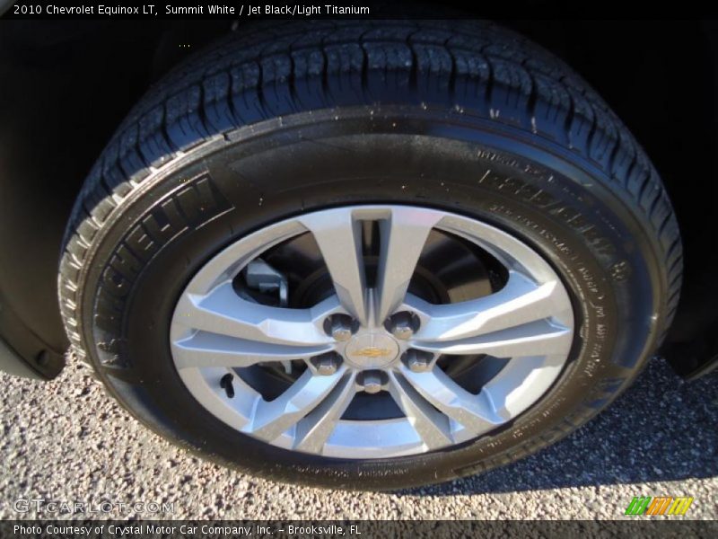 Summit White / Jet Black/Light Titanium 2010 Chevrolet Equinox LT