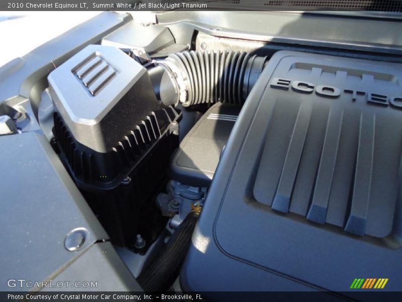 Summit White / Jet Black/Light Titanium 2010 Chevrolet Equinox LT