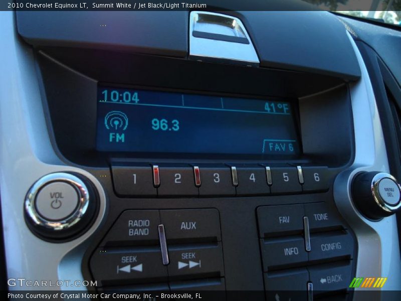 Summit White / Jet Black/Light Titanium 2010 Chevrolet Equinox LT