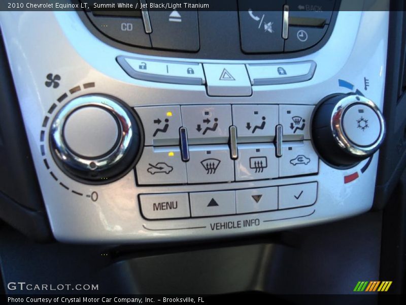 Summit White / Jet Black/Light Titanium 2010 Chevrolet Equinox LT