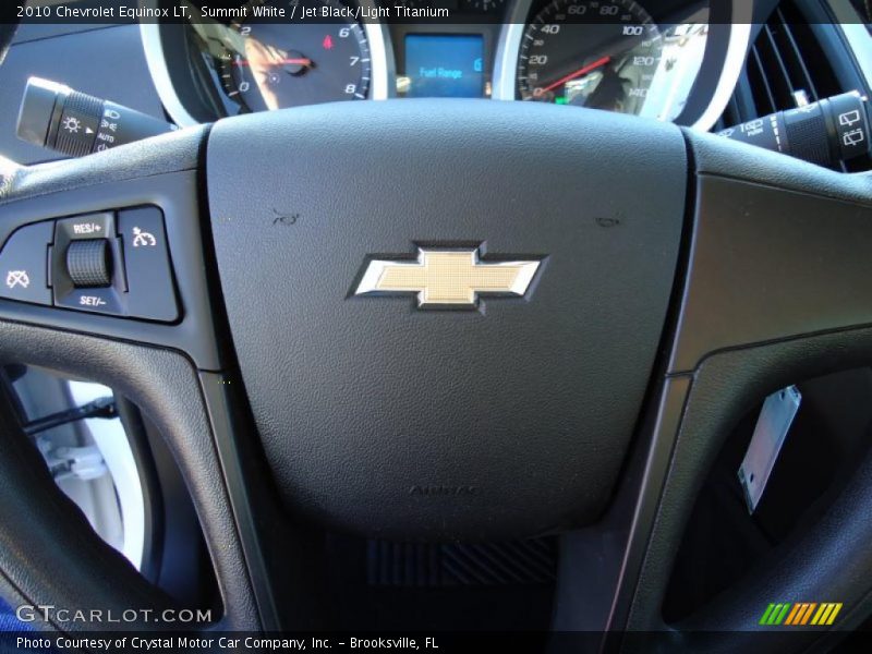 Summit White / Jet Black/Light Titanium 2010 Chevrolet Equinox LT