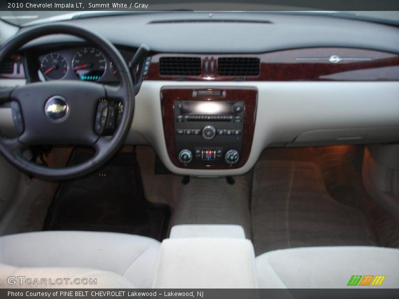 Summit White / Gray 2010 Chevrolet Impala LT
