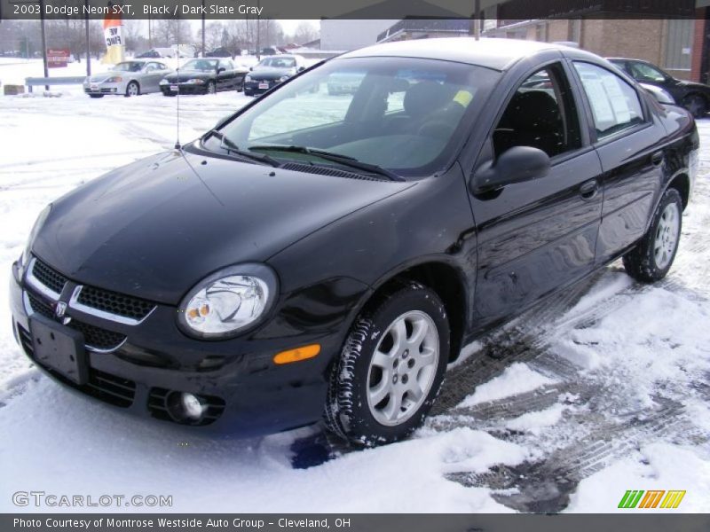 Black / Dark Slate Gray 2003 Dodge Neon SXT