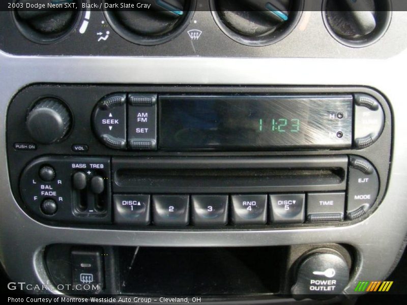 Black / Dark Slate Gray 2003 Dodge Neon SXT