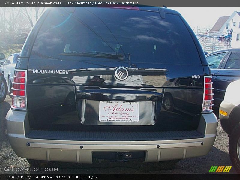 Black Clearcoat / Medium Dark Parchment 2004 Mercury Mountaineer AWD
