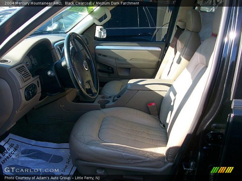 Black Clearcoat / Medium Dark Parchment 2004 Mercury Mountaineer AWD