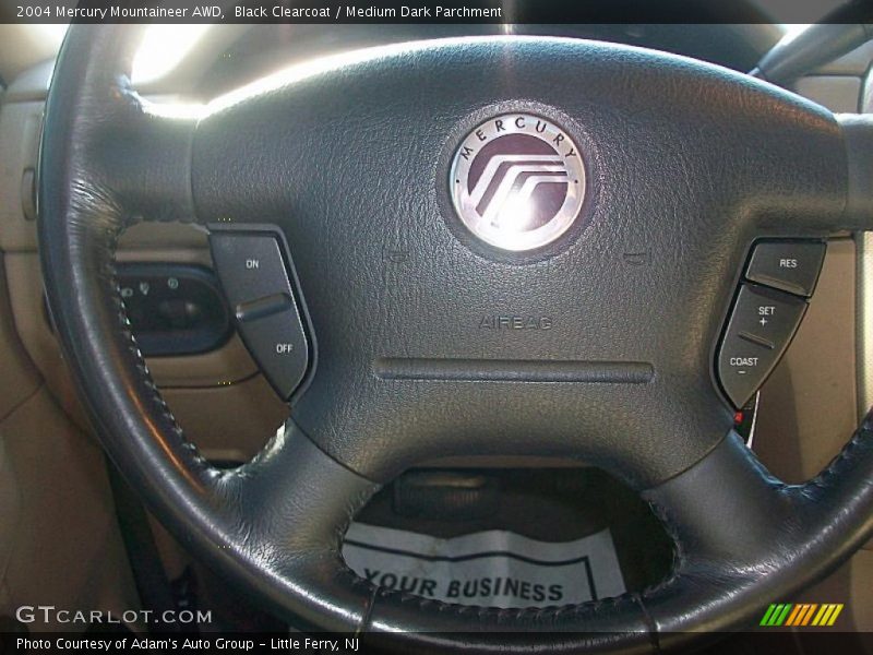 Black Clearcoat / Medium Dark Parchment 2004 Mercury Mountaineer AWD