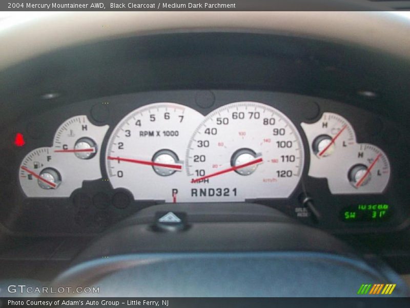  2004 Mountaineer AWD AWD Gauges