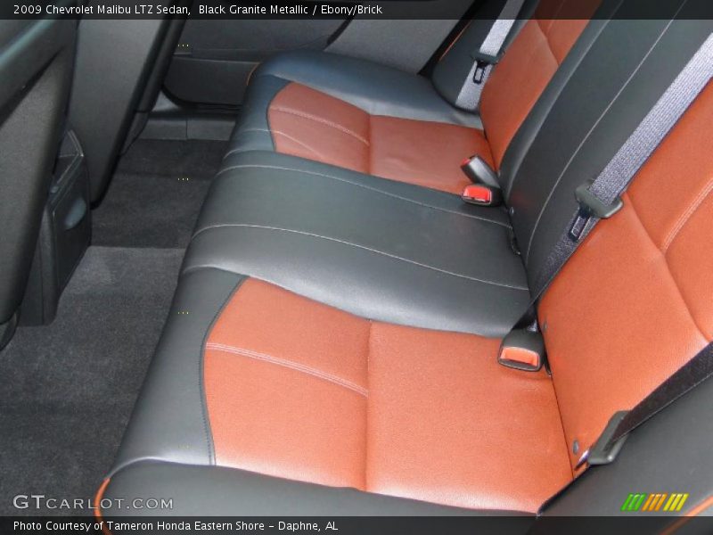  2009 Malibu LTZ Sedan Ebony/Brick Interior