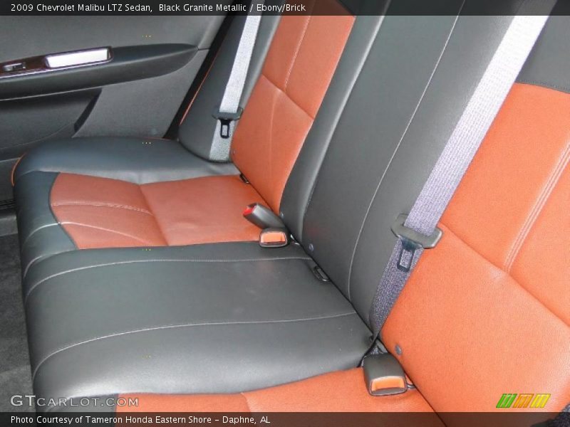  2009 Malibu LTZ Sedan Ebony/Brick Interior