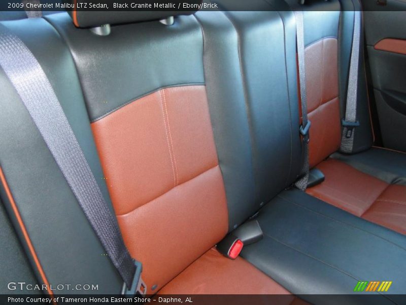 2009 Malibu LTZ Sedan Ebony/Brick Interior