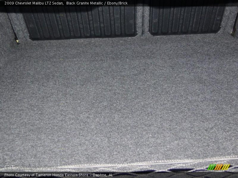 Black Granite Metallic / Ebony/Brick 2009 Chevrolet Malibu LTZ Sedan