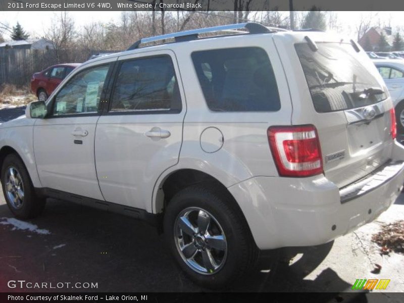White Suede / Charcoal Black 2011 Ford Escape Limited V6 4WD