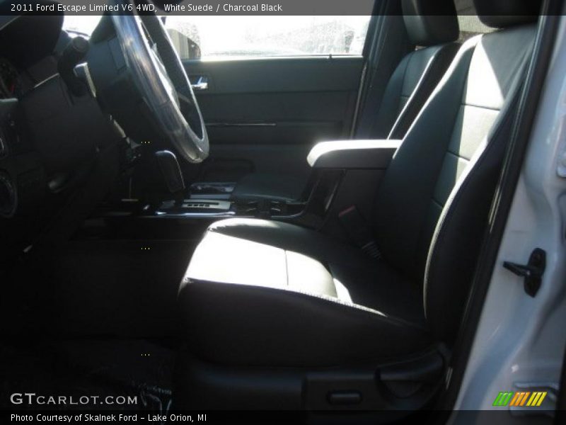 White Suede / Charcoal Black 2011 Ford Escape Limited V6 4WD