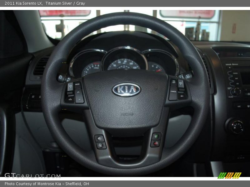 Titanium Silver / Gray 2011 Kia Sorento LX