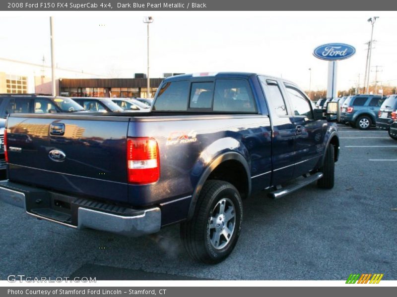 Dark Blue Pearl Metallic / Black 2008 Ford F150 FX4 SuperCab 4x4
