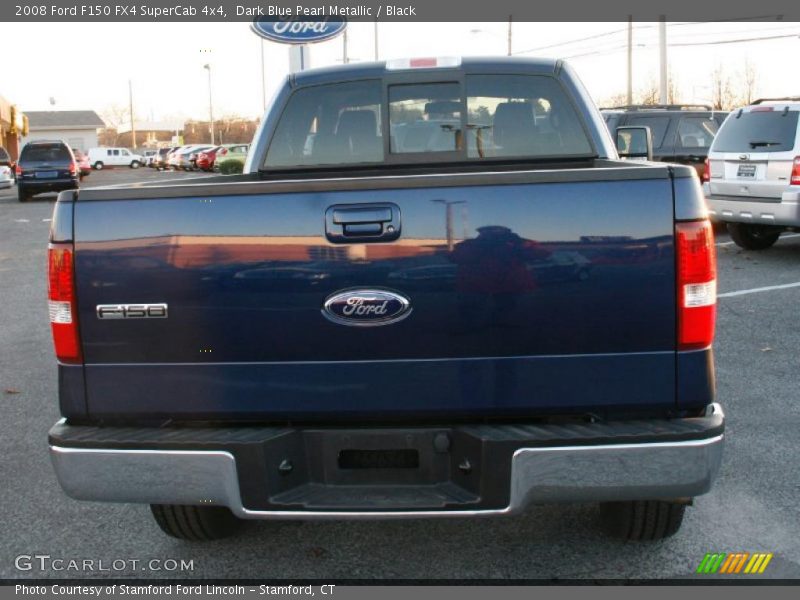 Dark Blue Pearl Metallic / Black 2008 Ford F150 FX4 SuperCab 4x4