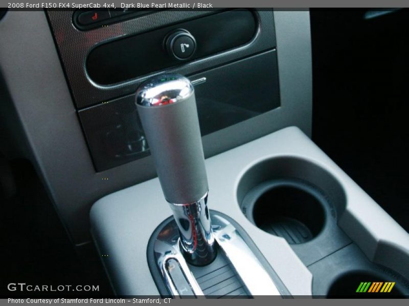 Dark Blue Pearl Metallic / Black 2008 Ford F150 FX4 SuperCab 4x4