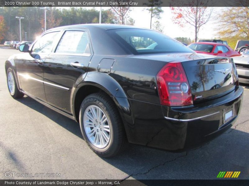 Brilliant Black Crystal Pearl / Dark Slate Gray 2010 Chrysler 300 Touring