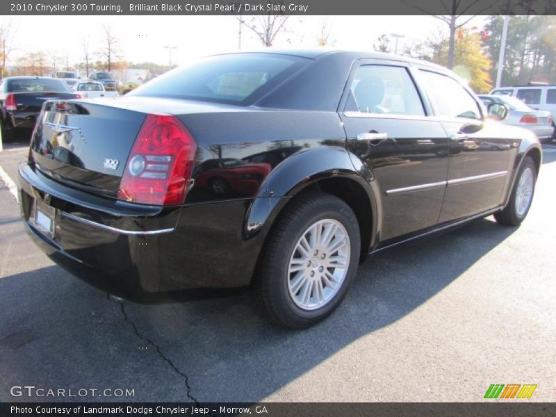 Brilliant Black Crystal Pearl / Dark Slate Gray 2010 Chrysler 300 Touring
